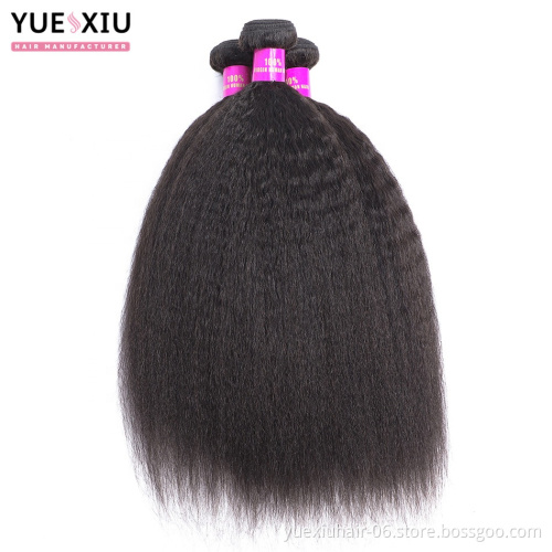 10A Grade Virgin Peruvian Hair Human 100% Raw Unprocessed Peruvian Hair Bundles Kinky Straight Weave Hair